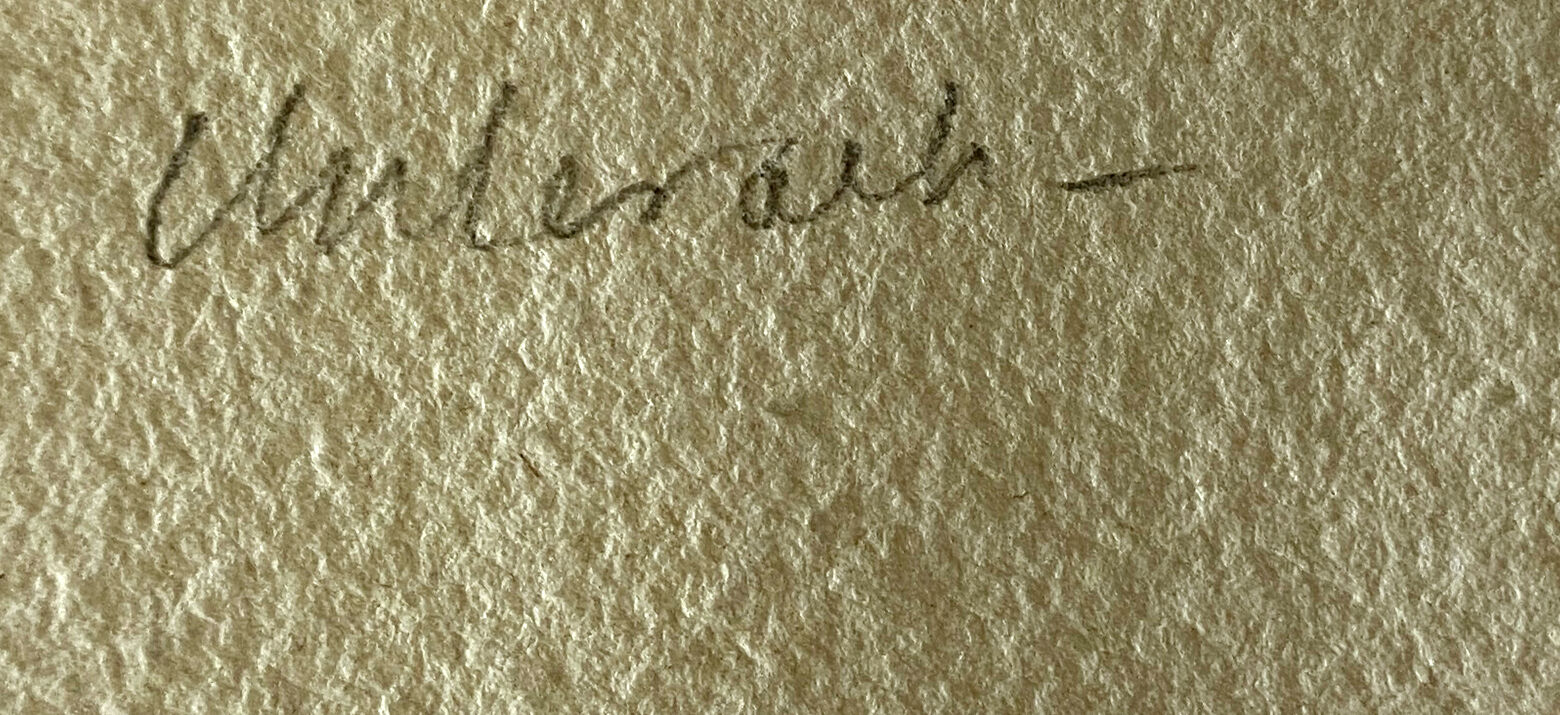 Watercolor paintings Austria Furberg and Unterach and frame circa 1950