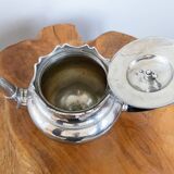 Silver-Plated J.N. Daalderop & Zn. Kettle, Burner and Stand, Chafing Dish, Teapot Warmer, Antique