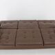 Design Leather Folding Sofa by Arch. Spicka, 1970s, Czechoslovakia