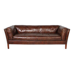 Canapé cuir Marron Vintage