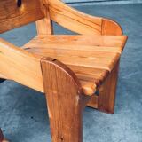 Set of Scandinavian Pine Side Chairs, Sweden, 1960s