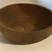 Large vintage solid wood bowl – Catch-all – Centrepiece – 3