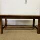 Vintage wooden farmhouse table
