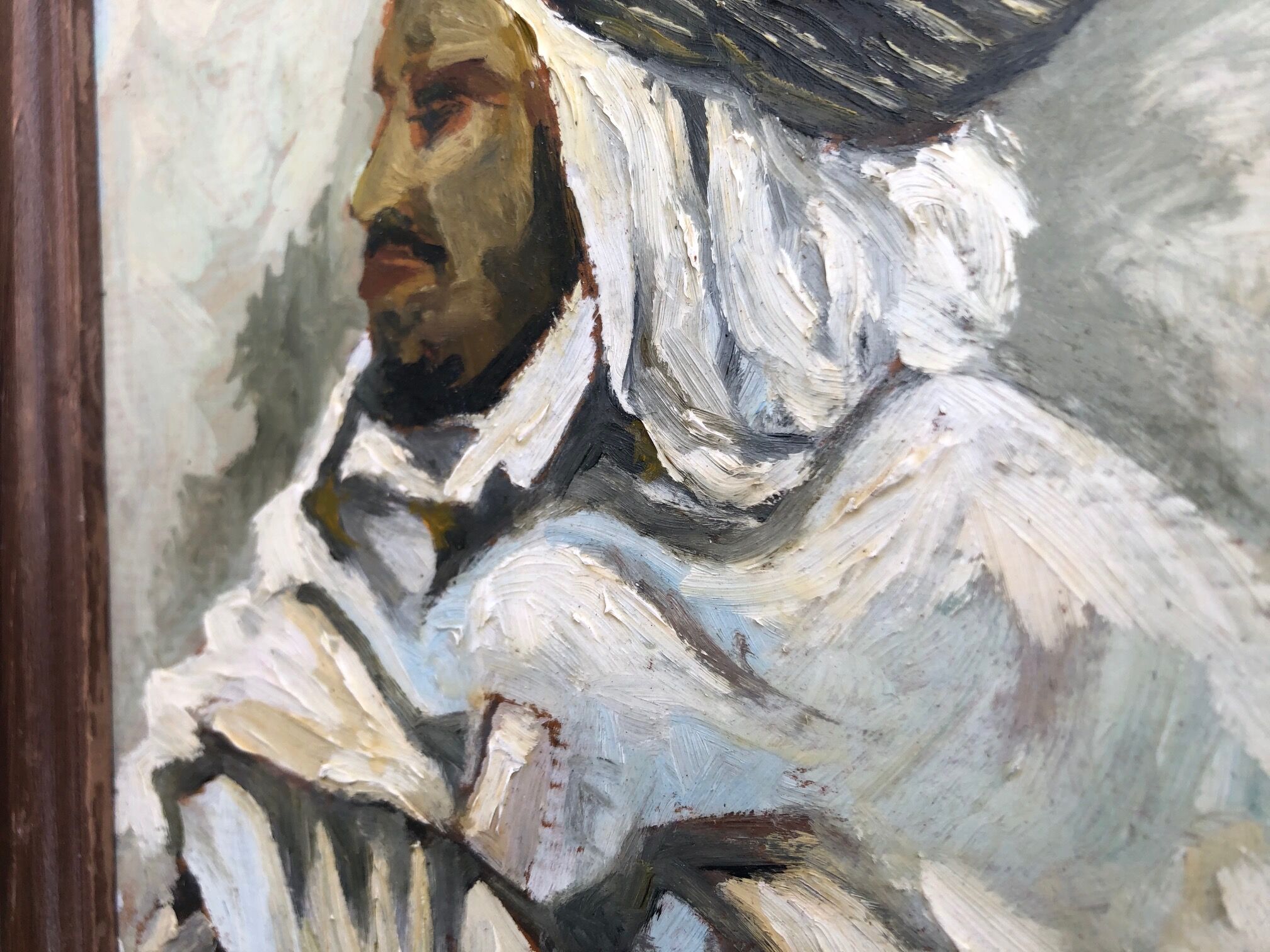 Portrait of enturbane man