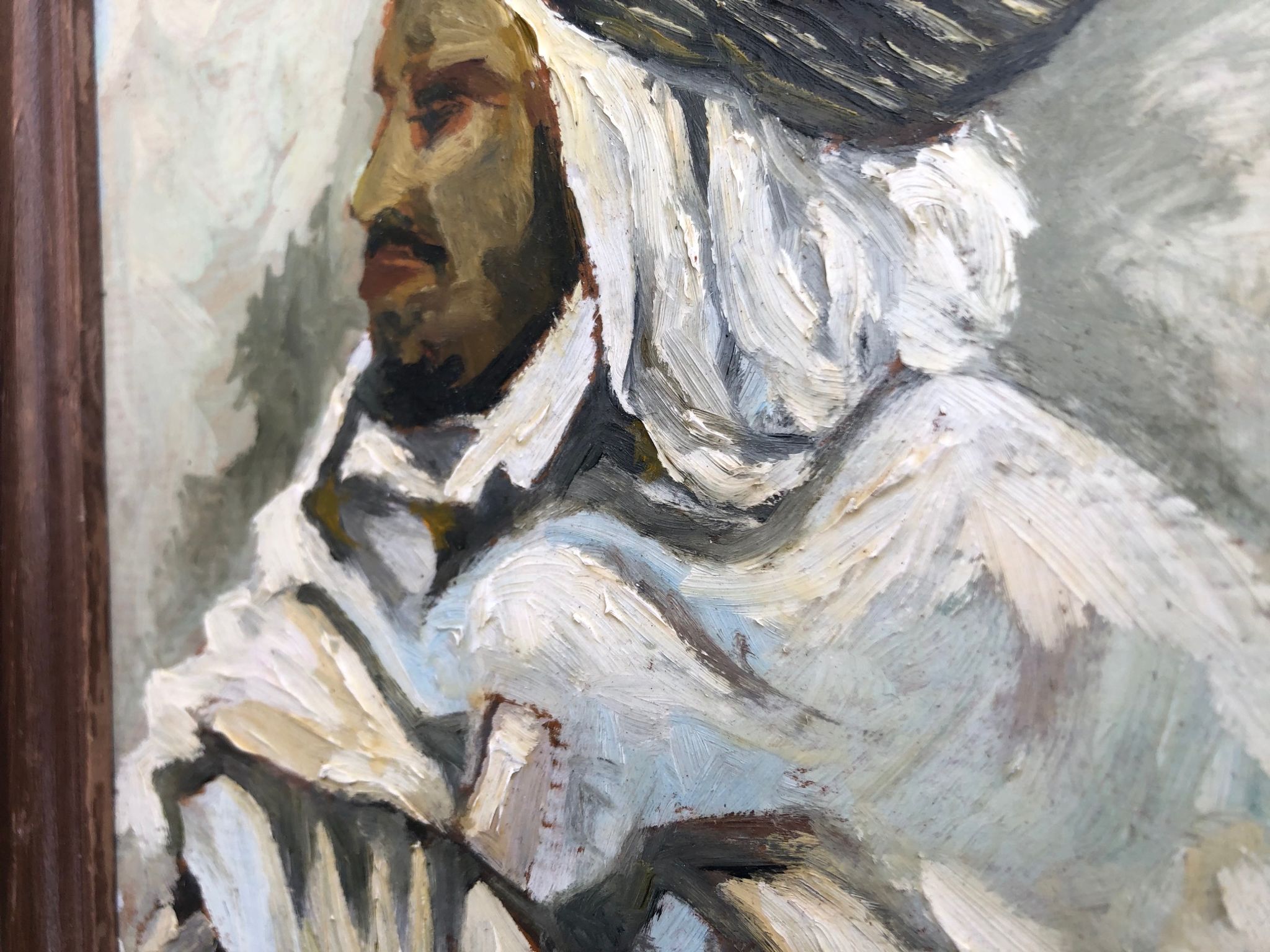 Portrait of enturbane man