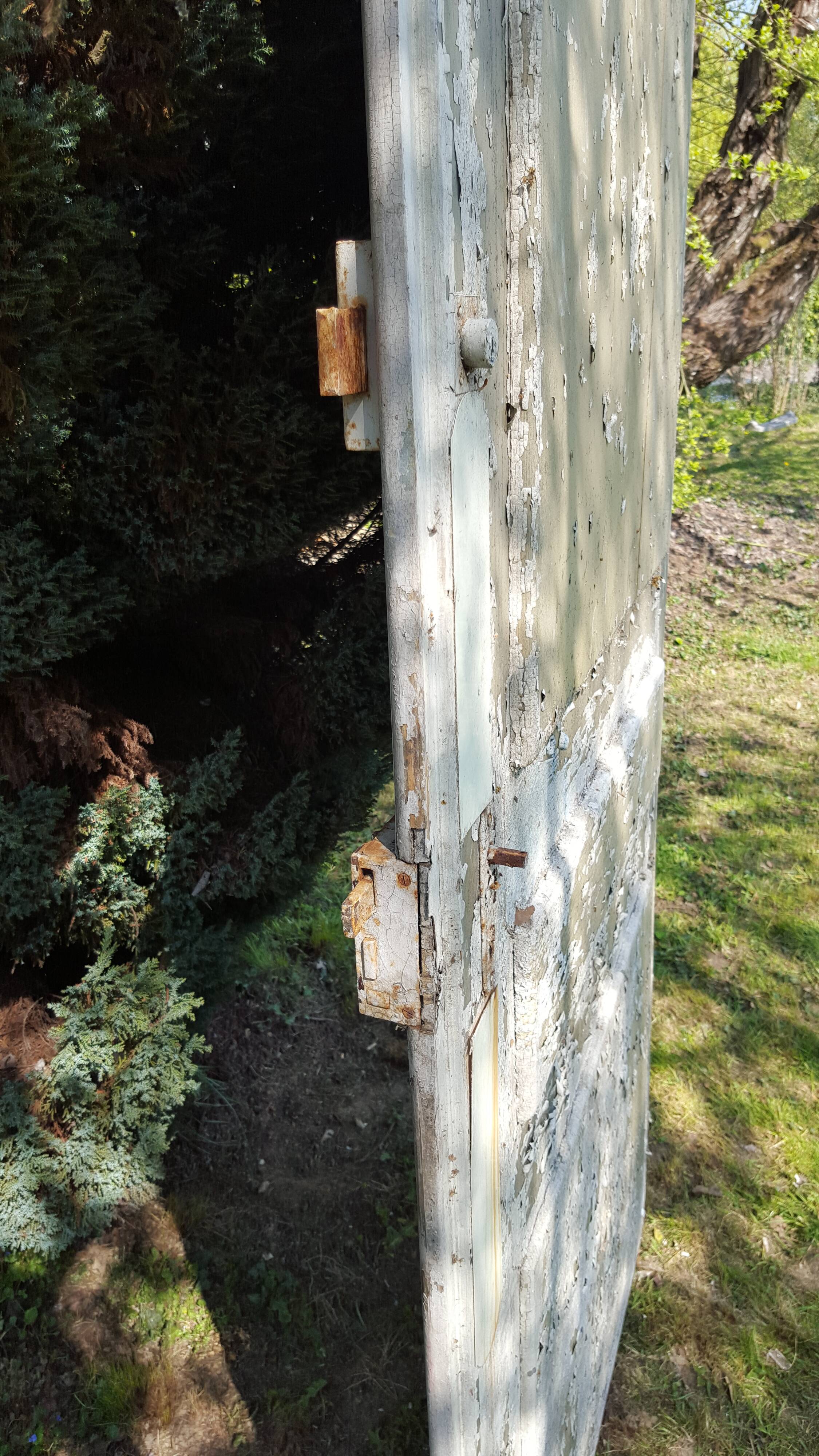 Original old patina separation door