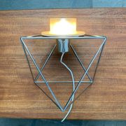 Poliedra table lamp from the Italian space age by Felice Ragazzo for Guzzini