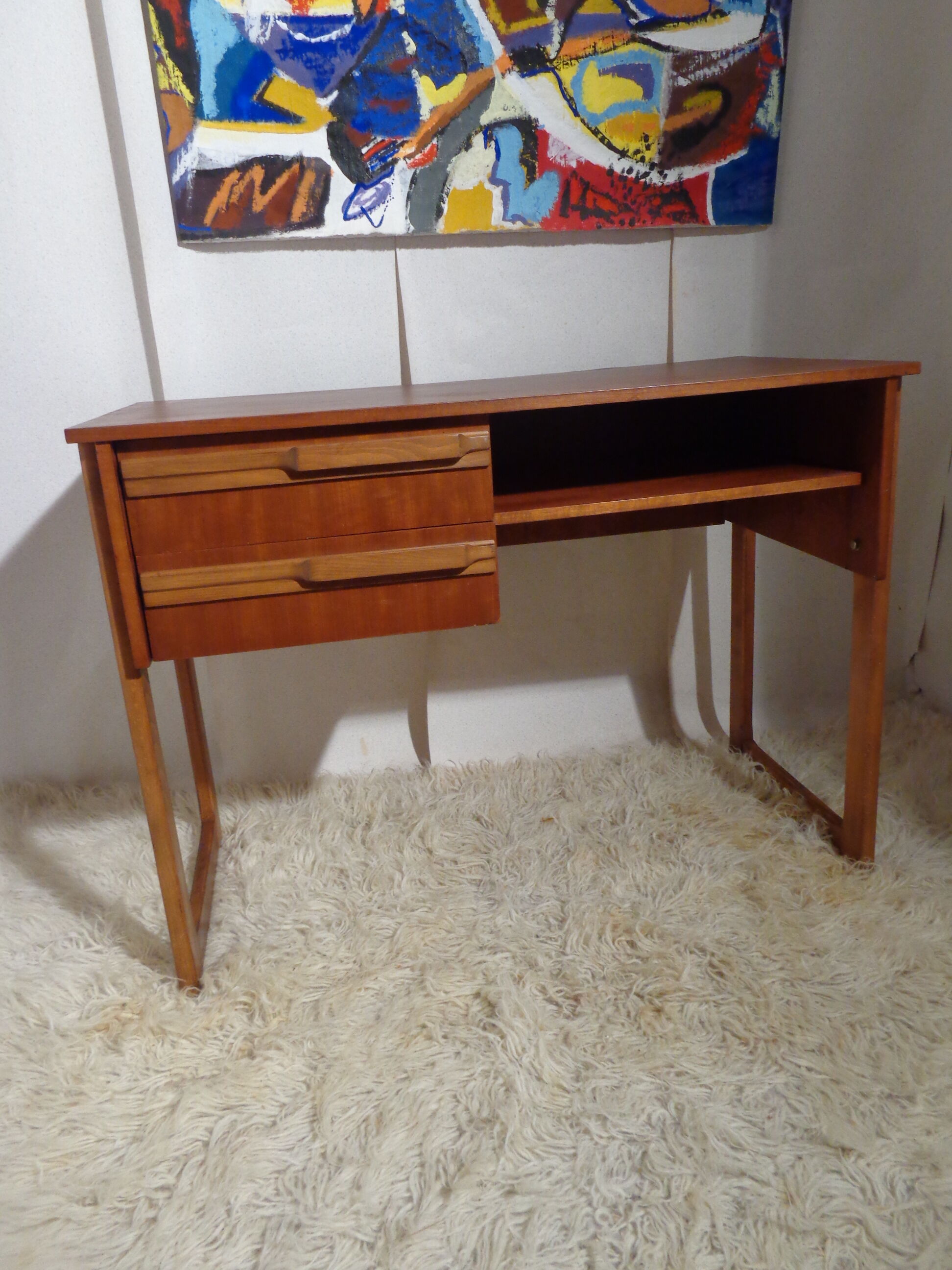 Vintage office from the 50s foot sled teak
