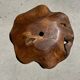 Very large wavy flat leaf suspension in smooth teak D:60