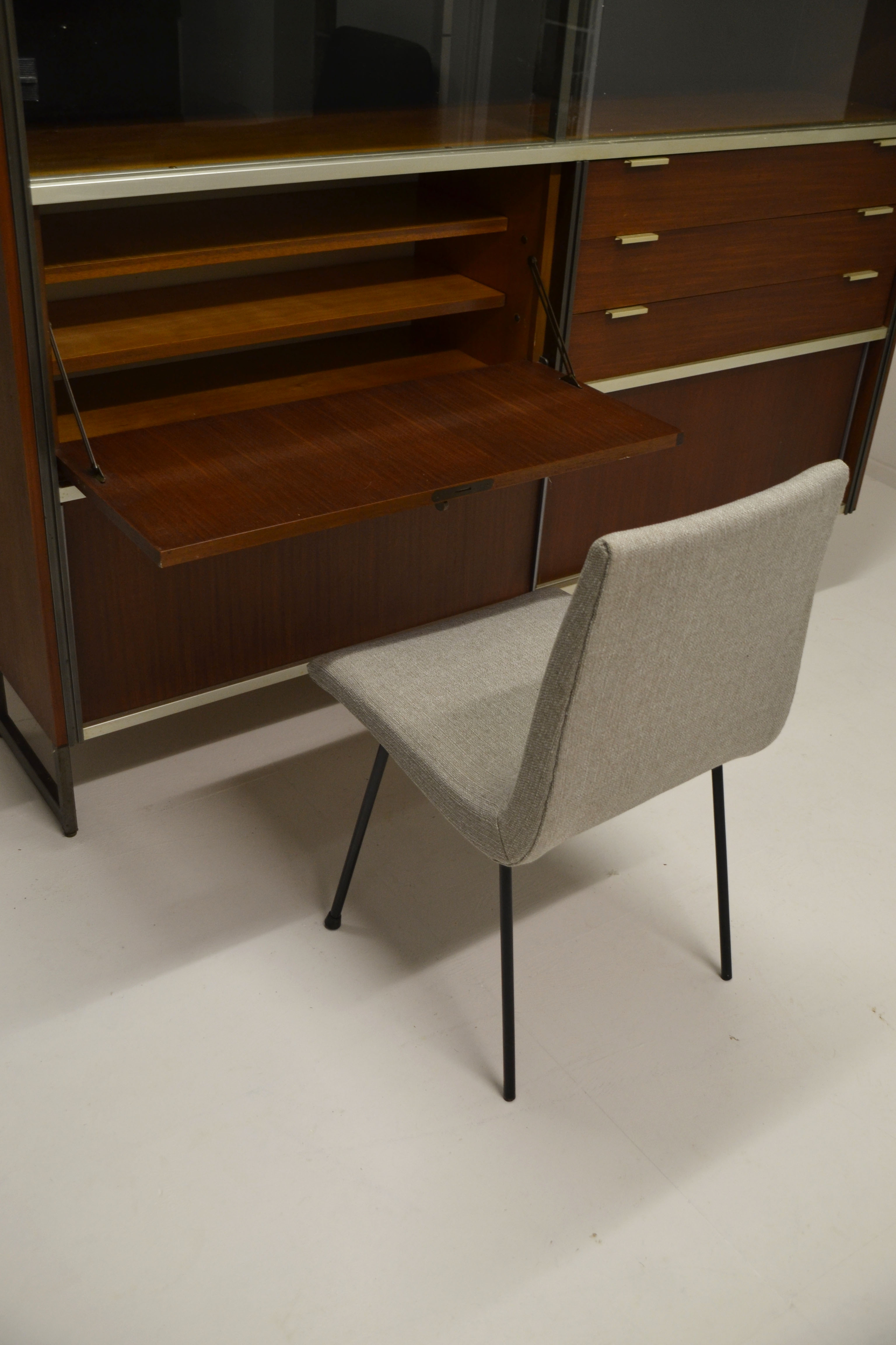 EFA bookcase with writing desk by George Frydman