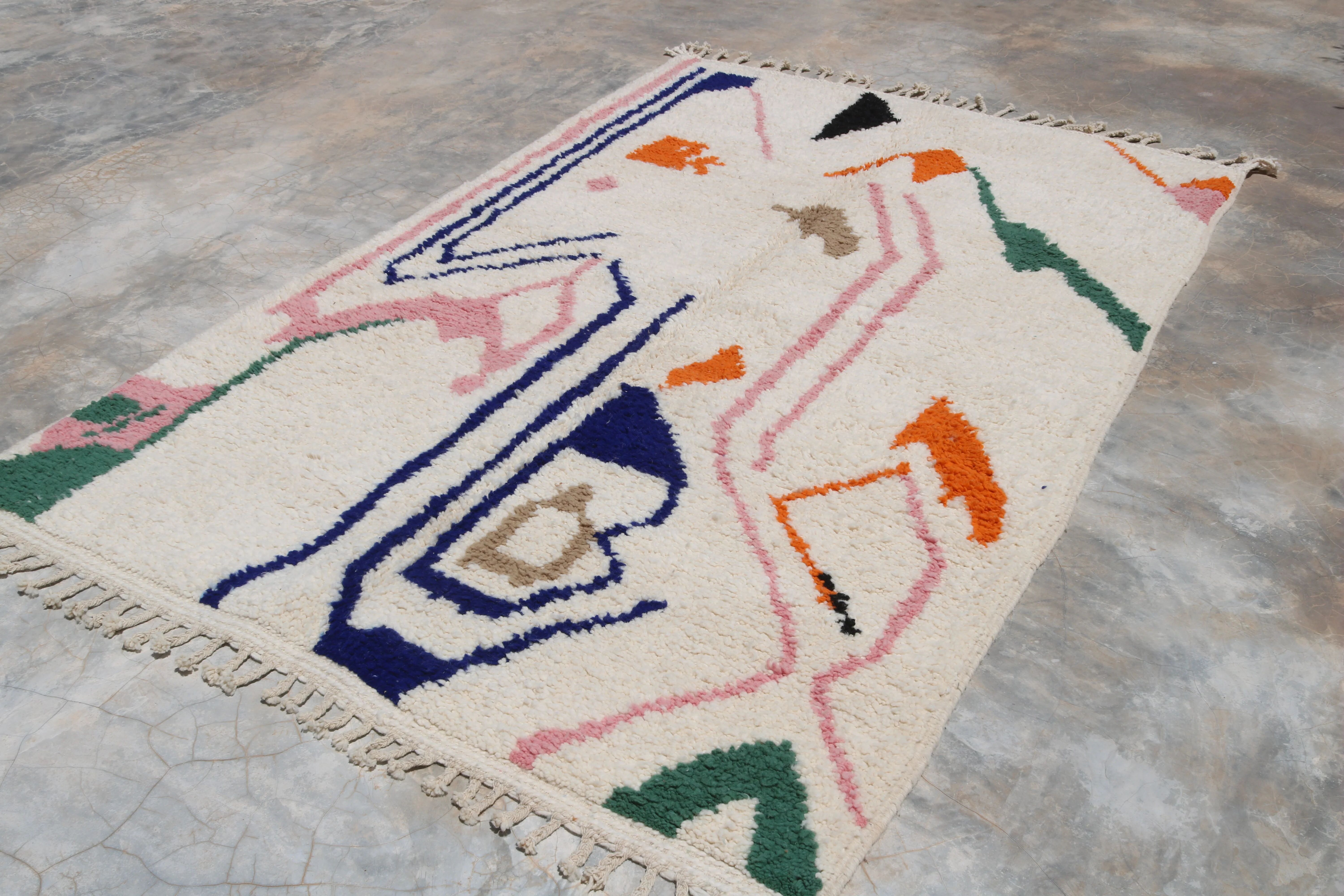 Colourful handmade rug, 250 x 160 cm - AZ842