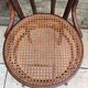 Fischel bistro chair with cannate / vintage seat 30s-40s