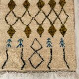 Handcrafted Moroccan Berber rug 147 x 107 CM