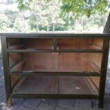Old green-coloured dresser