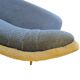 Vintage blue and white armchair/sofa/couch