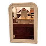 Louis Philippe style mirror in patinated stucco