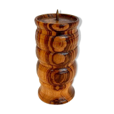 Wooden candle holder