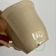 Ivory ribbed café service 7 cups Sarreguemines