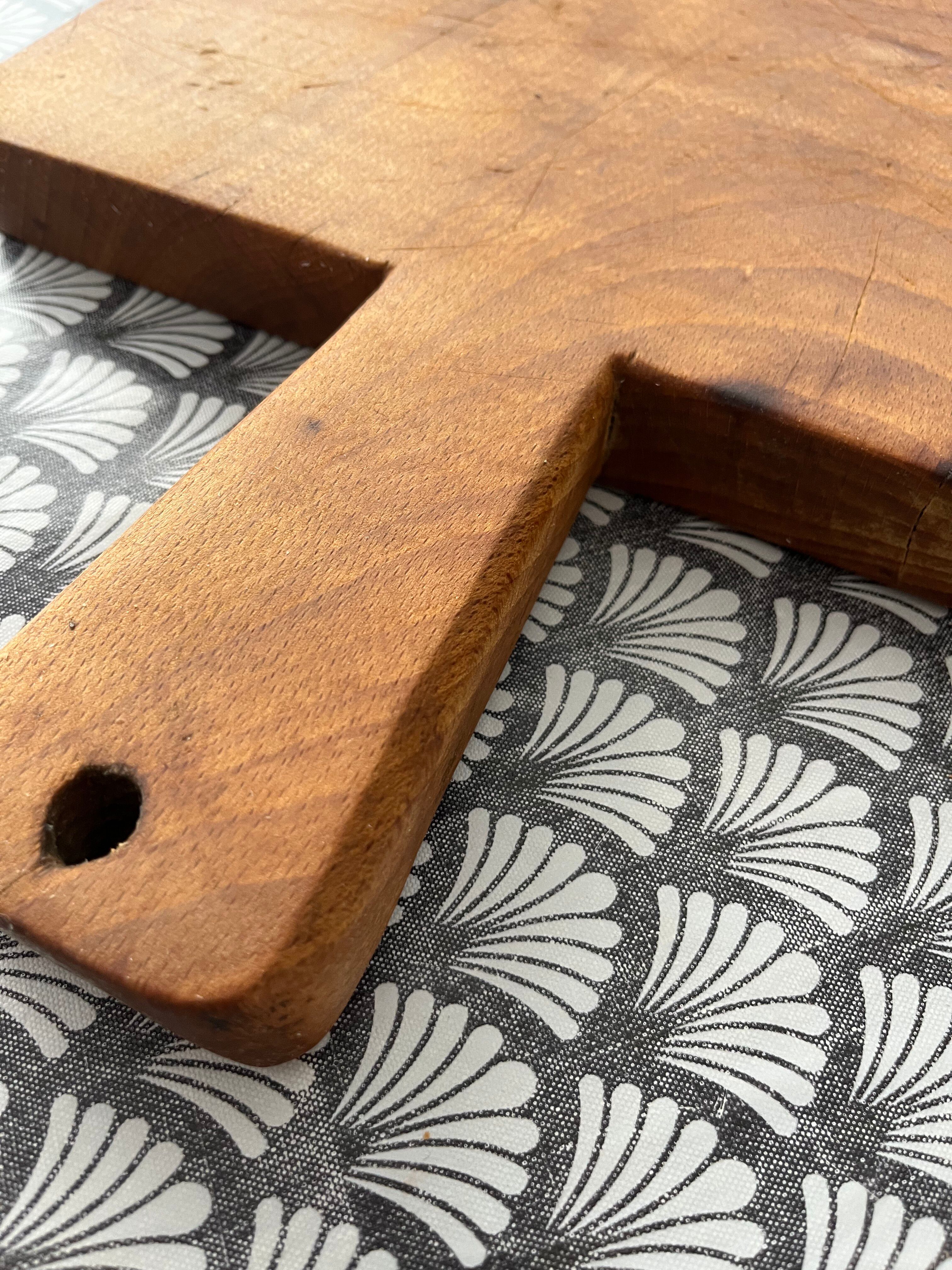 Old wooden cutting board