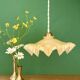 Vintage yellow opaline pendant light