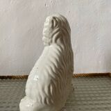 Figurine chien faïence