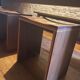 Dining table and 3 Ripples stools by Toyo Ito.