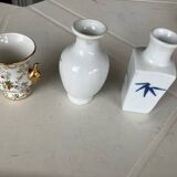 SET OF 3 PORCELAIN VASES