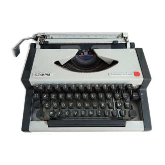 Luxury Blanche Olympia Traveller typewriter