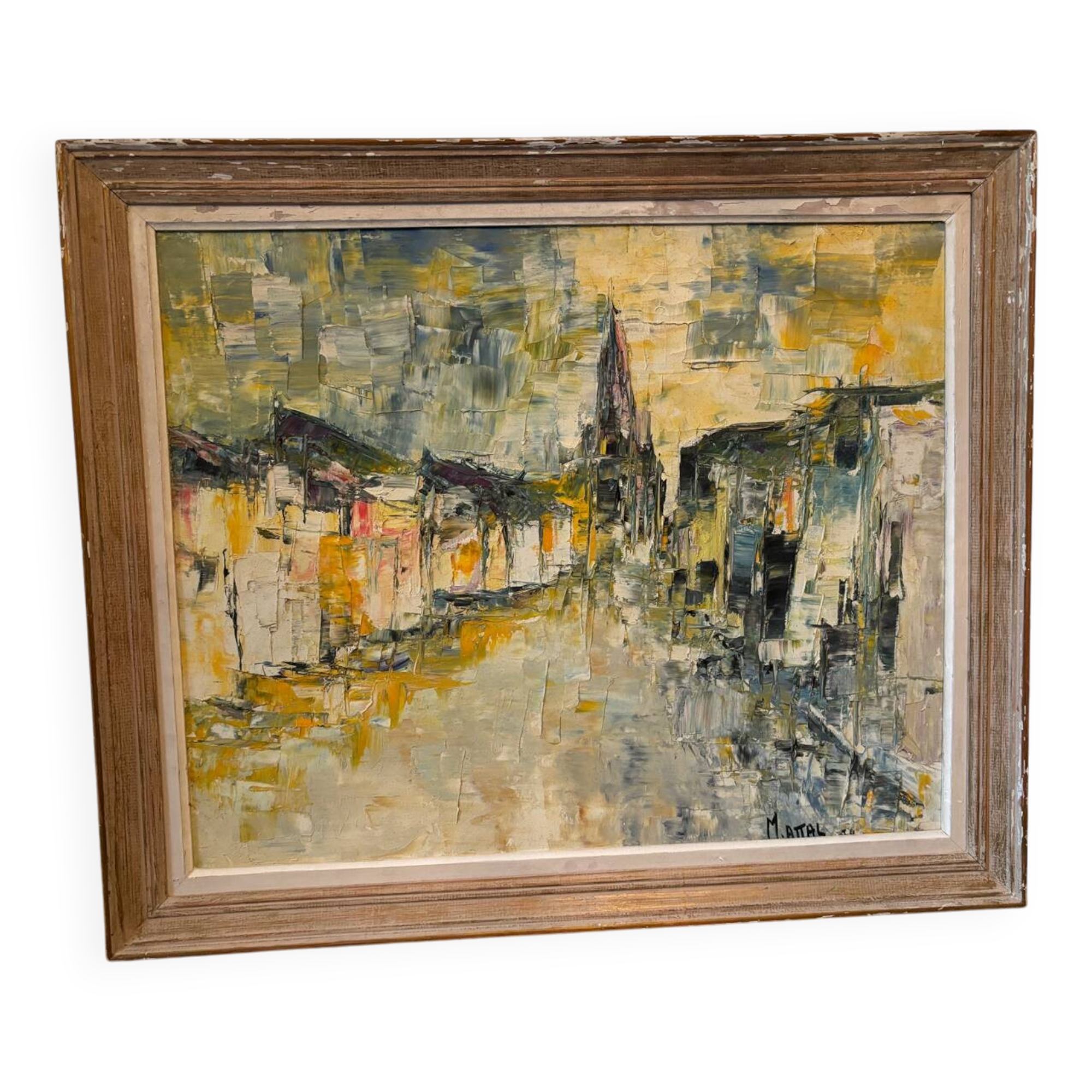 Paysage de ville signée Attal