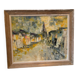 City landscape signed Attal