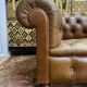 Chesterfield leather sofa