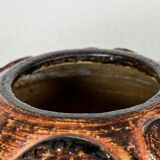 Mid-century modern stoneware mushroom vase by Haico Nitzsche for Søholm, 1960s.