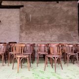 Set of 45 vintage bistro chairs