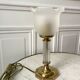 Tulip lamp in brass and glass 50s