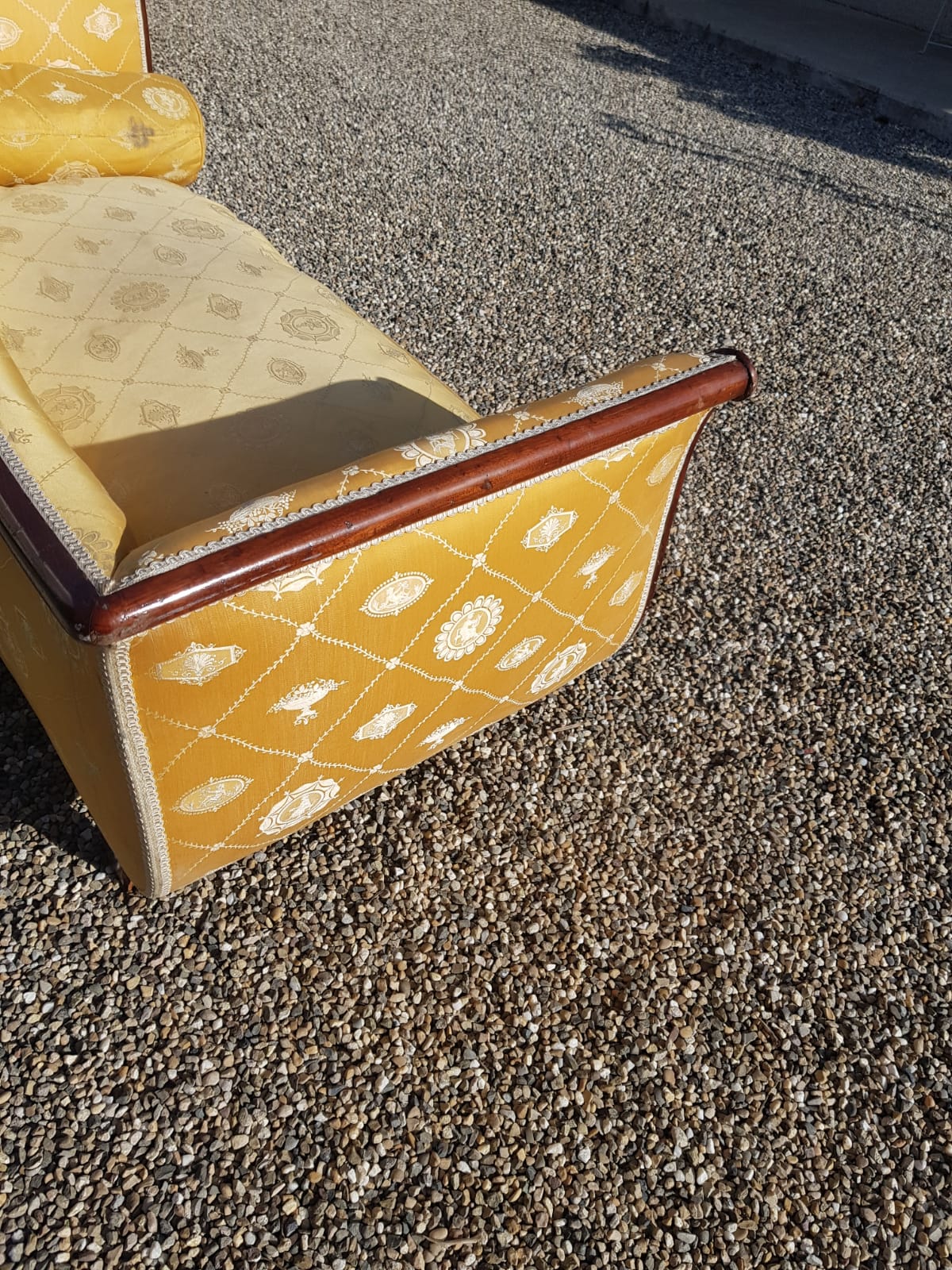 Restoration period recamier daybed