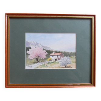 Watercolor landscape