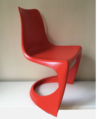 Scandinavian red chairs Steen Østergaard