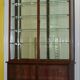 Rare glass-fronted Victorian apothecary cabinet.