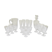 Service verres et carafes en cristal