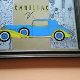 Cadillac screen-printed mirror