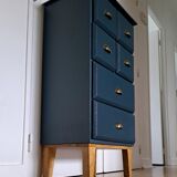 Rød Sødgren blue ganne chest of drawers