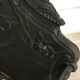 Cast iron fireplace cradle log holder