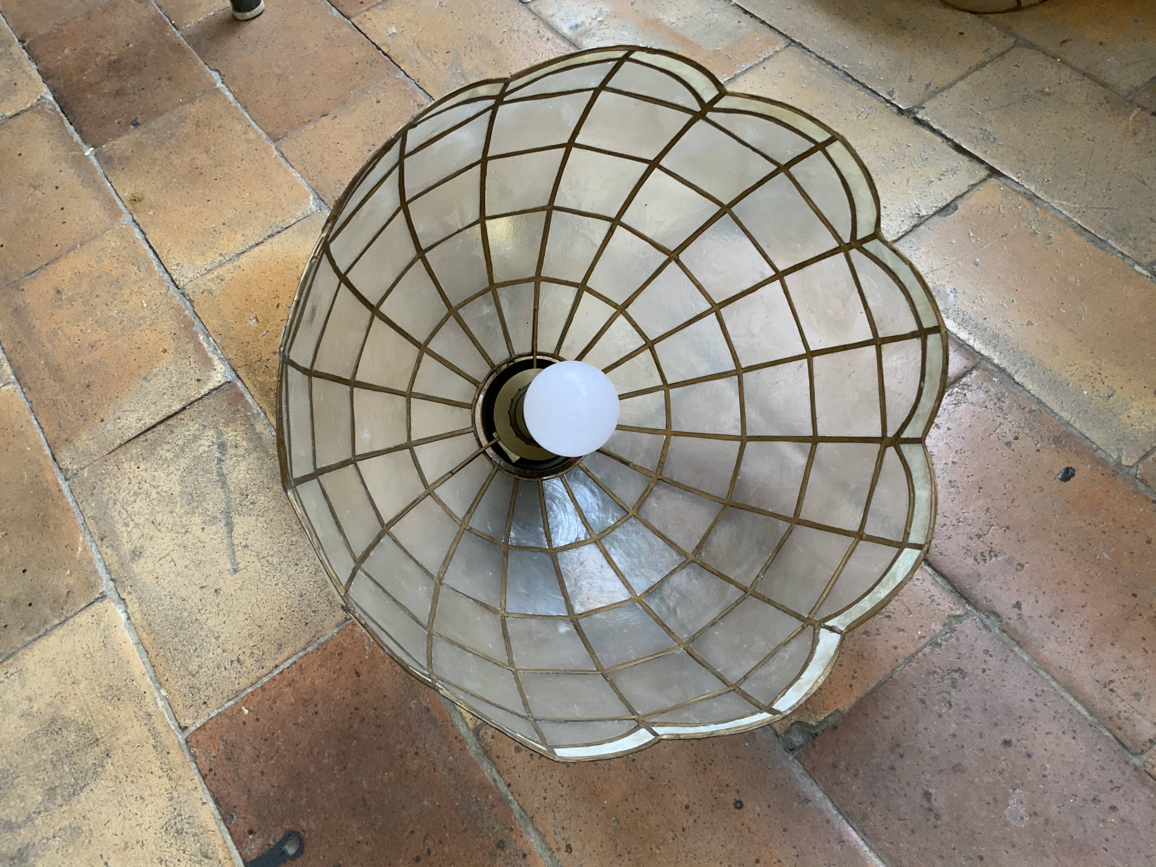 Vintage brass hanging