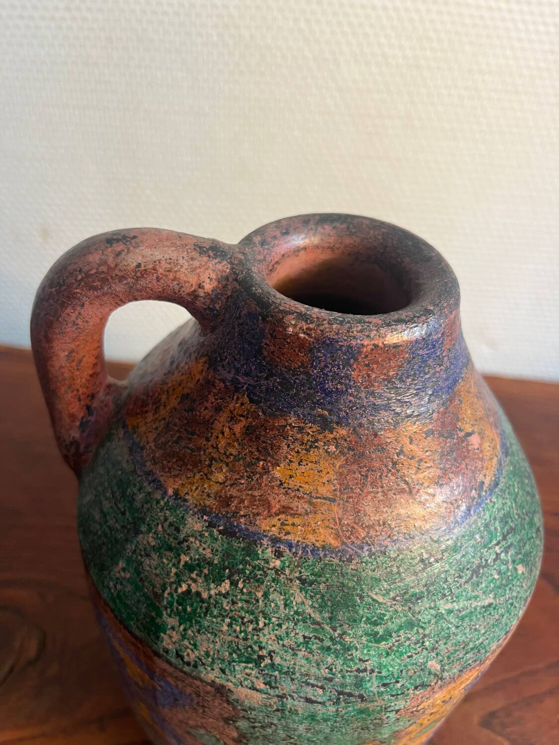 Terracotta pitcher, South America Mexico