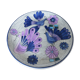 Ceramic decoration dish "peacock" Vega cuenca ecuador