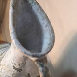 Vase, glazed ceramic, fat lava, signed bruno dose40, design 50s/60s