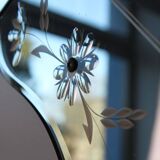 Vintage Venetian Style Faceted Mirror - 97x77cm