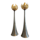 Pair of candlesticks "Flames" by Hervé van der Straeten