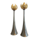 Pair of candlesticks "Flames" by Hervé van der Straeten