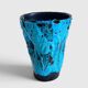 Charles Cart The Cyclops Blue Ceramic Vase, France, 1960s